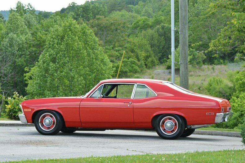 1970 Red Chevrolet Nova LS powered --