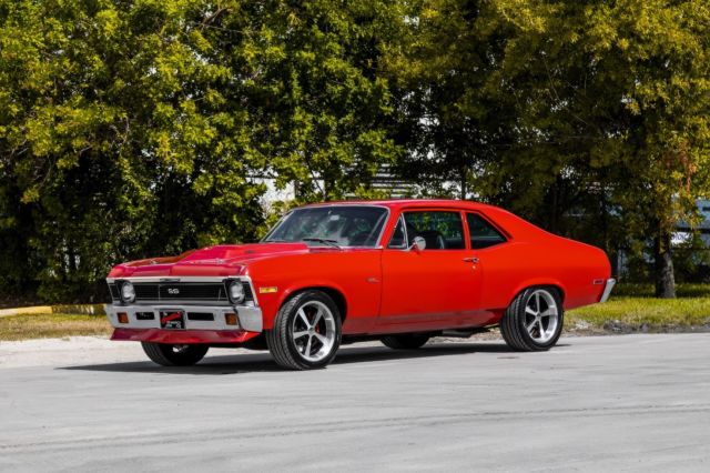 1970 Red Chevrolet Nova Coupe