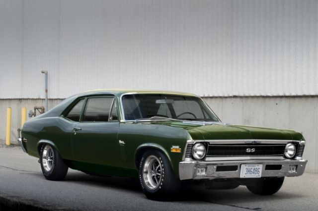 1970 Green Chevrolet Nova Coupe