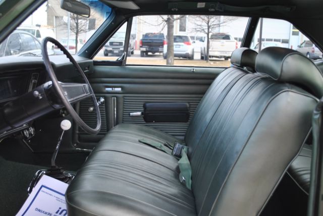 1970 Green Chevrolet Nova Coupe