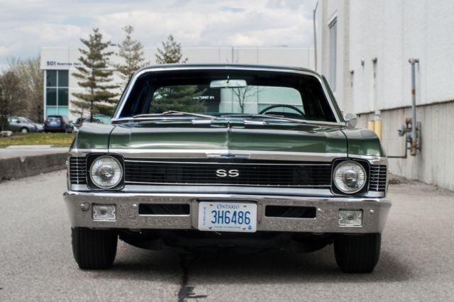 1970 Green Chevrolet Nova Coupe