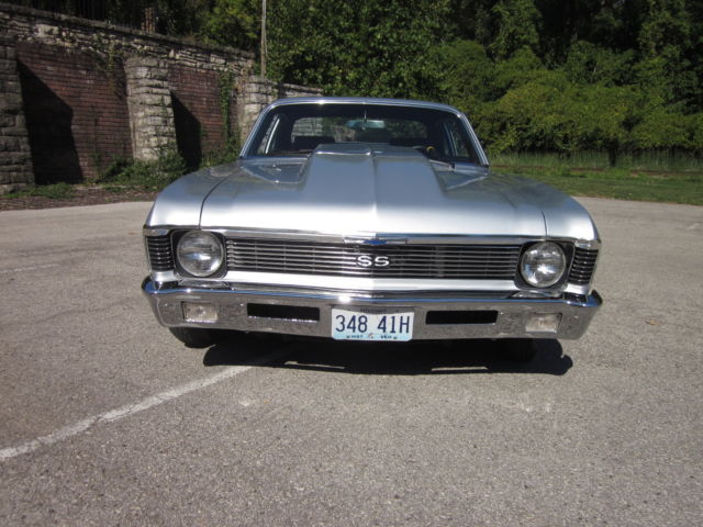 1970 Silver Chevrolet Nova Coupe