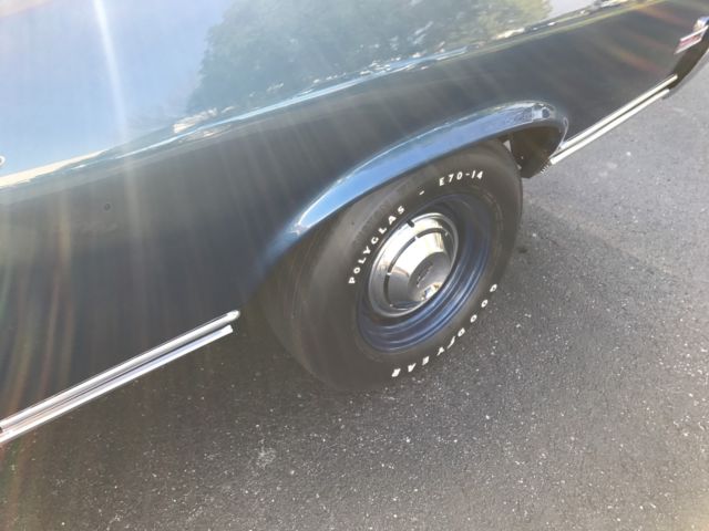 1970 Blue Chevrolet Nova 2 Door