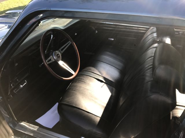 1970 Blue Chevrolet Nova 2 Door