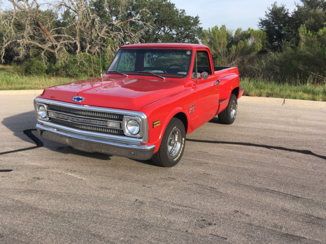 1970 Red Chevrolet C-10 Standard Cab Pickup