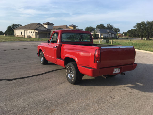 1970 Red Chevrolet C-10 Standard Cab Pickup