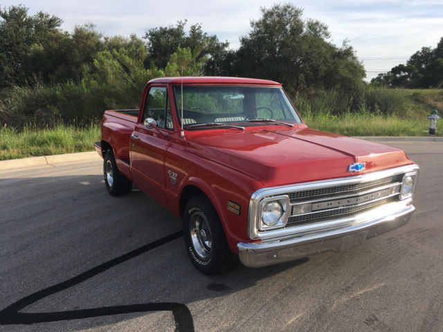 1970 Red Chevrolet C-10 Standard Cab Pickup