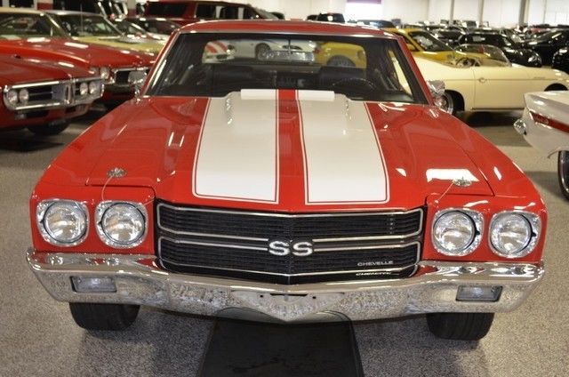 1970 Red Chevrolet Chevelle Coupe