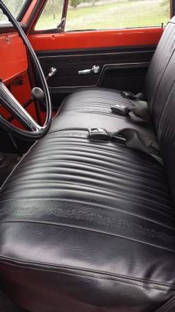 1970 Red and White Chevrolet C-10