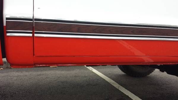 1970 Red and White Chevrolet C-10