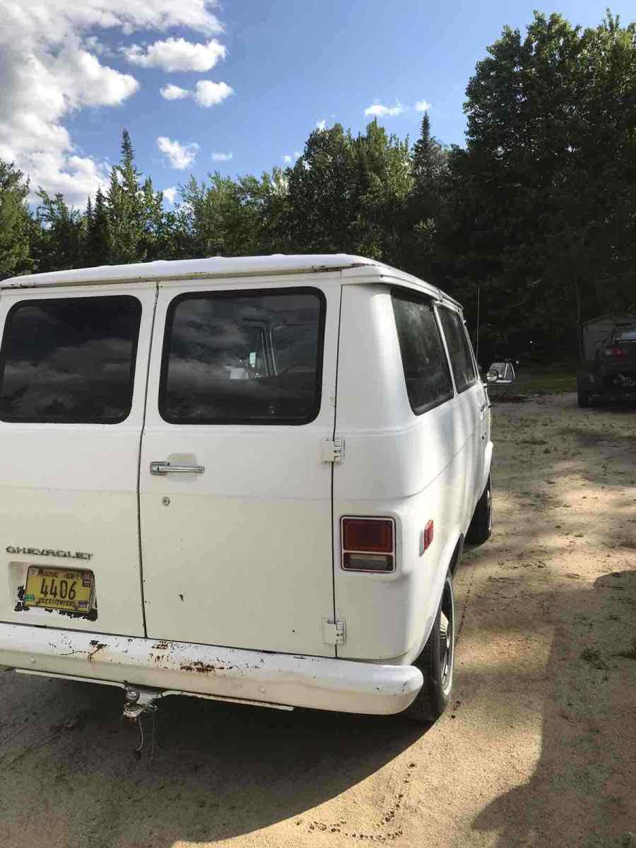 1970 White Chevrolet Van Van