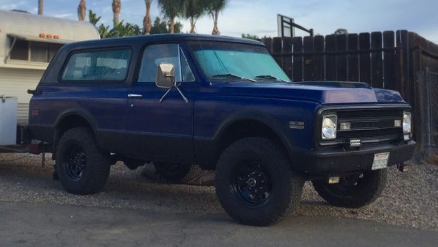 1970 Blue Chevrolet Blazer Convertible