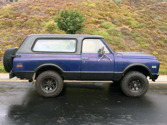 1970 Blue Chevrolet Blazer Convertible