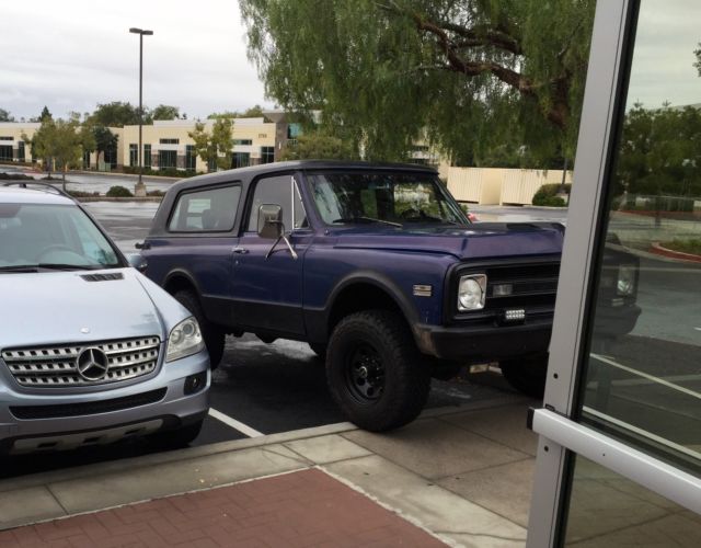 1970 Blue Chevrolet Blazer Convertible