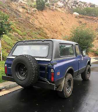 1970 Blue Chevrolet Blazer Convertible