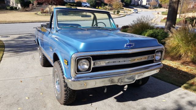 1970 BlueWhite Chevrolet Blazer Convertible