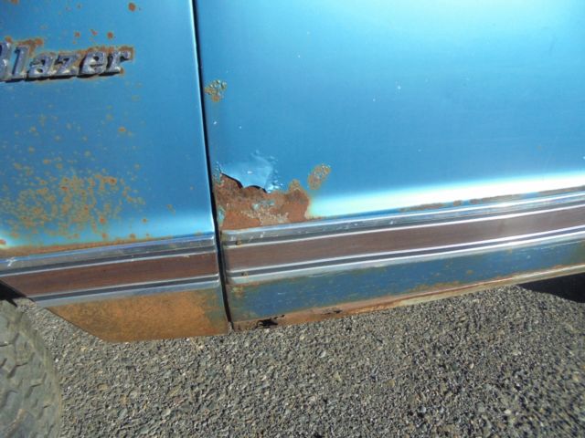 1970 Blue Chevrolet Blazer