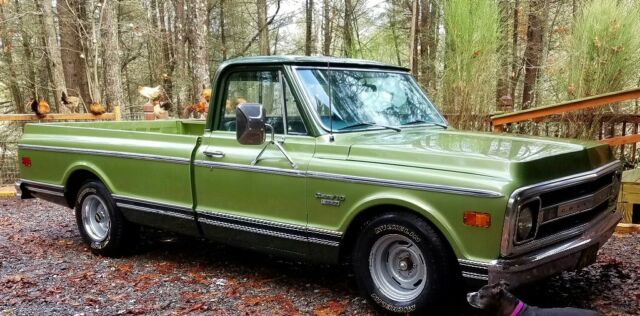 1970 Green Chevrolet C-10 Pickup