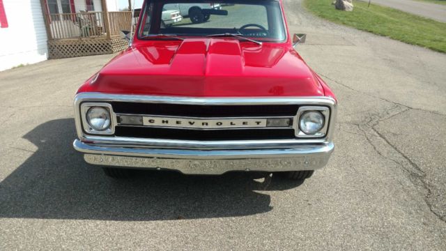 1970 Red Chevrolet C-10 Standard Cab Pickup