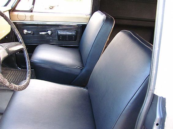 1970 Flat Black & Cream Chevrolet C-10