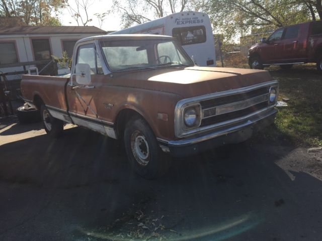 1970 Copper & white Chevrolet C-10