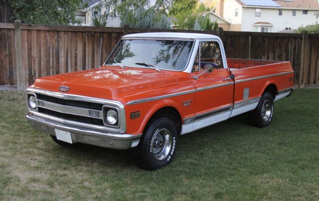 1970 Orange Chevrolet C-10 Pickup