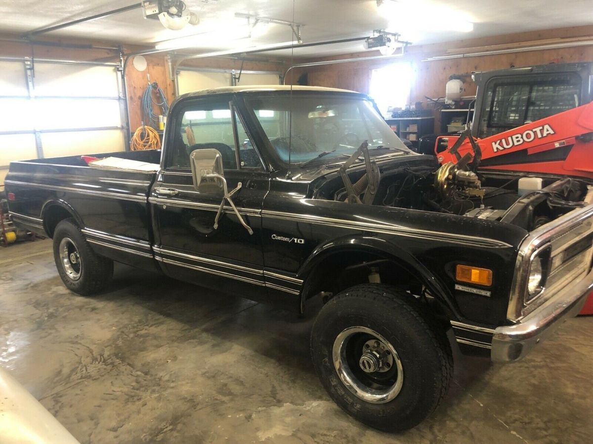1970 Black Chevrolet C-10 Standard Cab Pickup