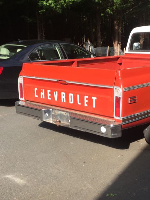 1970 Orange Chevrolet C-10