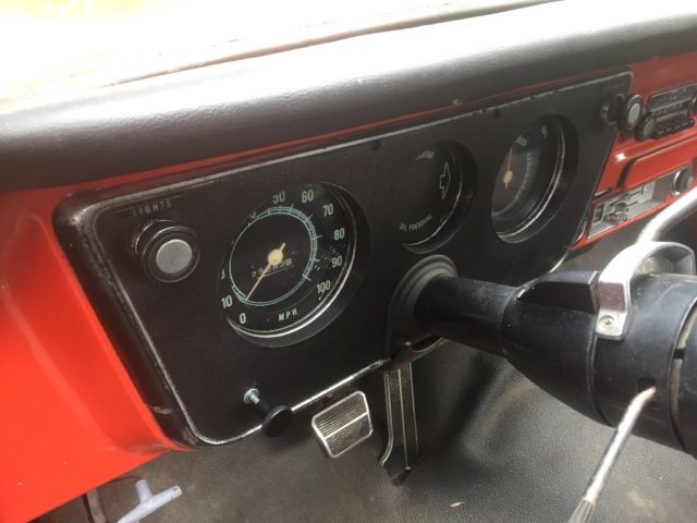 1970 Orange Chevrolet C-10