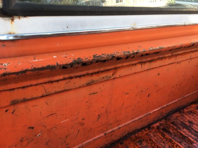 1970 Orange & White Chevrolet C-10