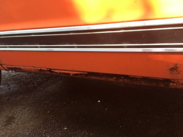 1970 Orange & White Chevrolet C-10