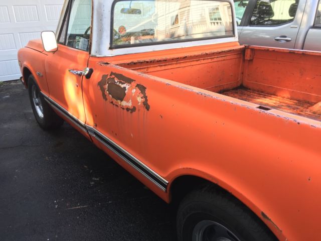 1970 Orange & White Chevrolet C-10