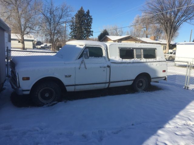 1970 TEAL/WHITE Chevrolet C-10 STEP SIDE
