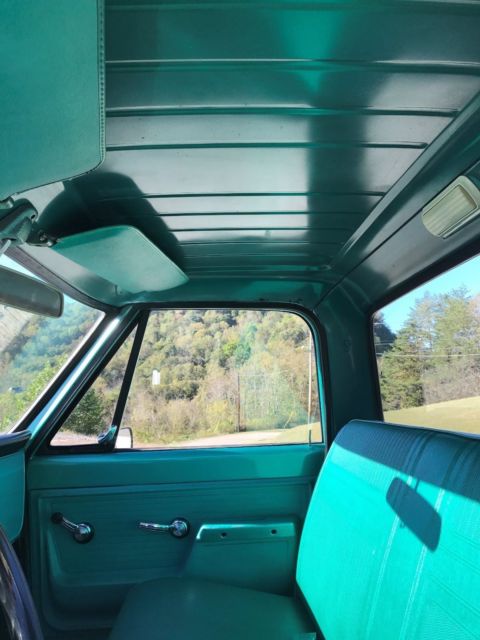 1970 TEAL/WHITE Chevrolet C-10 STEP SIDE