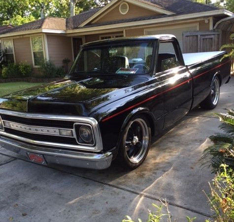 1970 Black Chevrolet C-10 Standard Cab Pickup