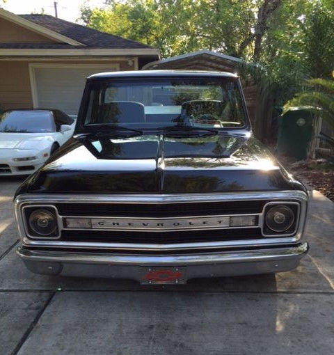 1970 Black Chevrolet C-10 Standard Cab Pickup