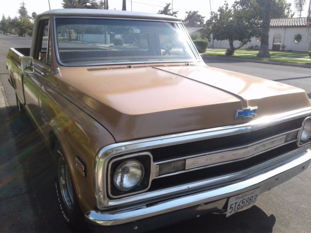 1970 Gold Chevrolet C-10 Standard Cab Pickup