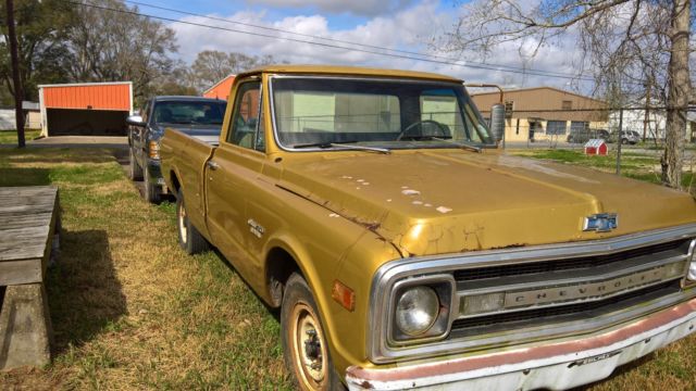 1970 Gold Chevrolet C20 Pickup