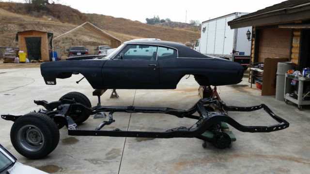 1970 Silver Chevrolet Chevelle Cupe