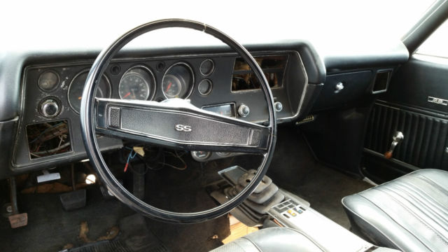 1970 Silver Chevrolet Chevelle Cupe