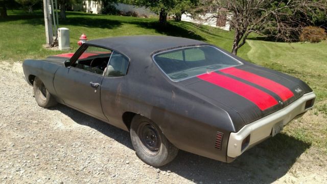 19700000 Black Chevrolet Chevelle