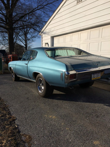 1970 Blue Chevrolet Chevelle Coupe