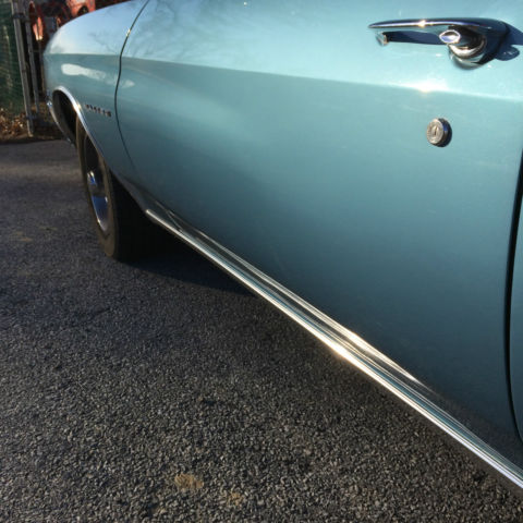 1970 Blue Chevrolet Chevelle Coupe