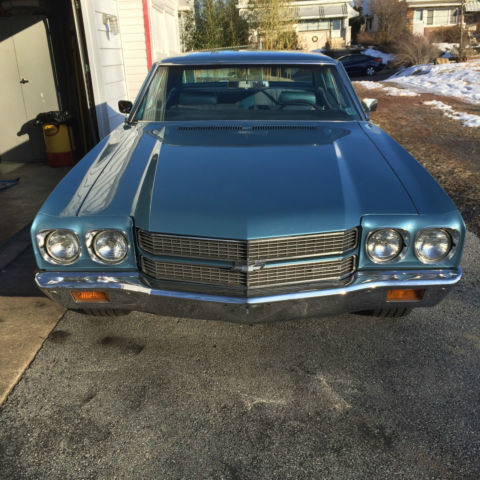 1970 Blue Chevrolet Chevelle Coupe