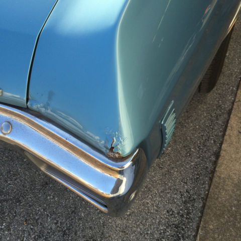 1970 Blue Chevrolet Chevelle Coupe