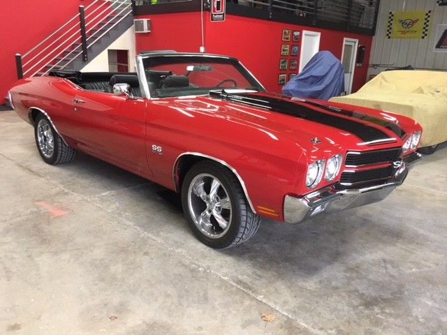 1970 Red Chevrolet Chevelle Convertible