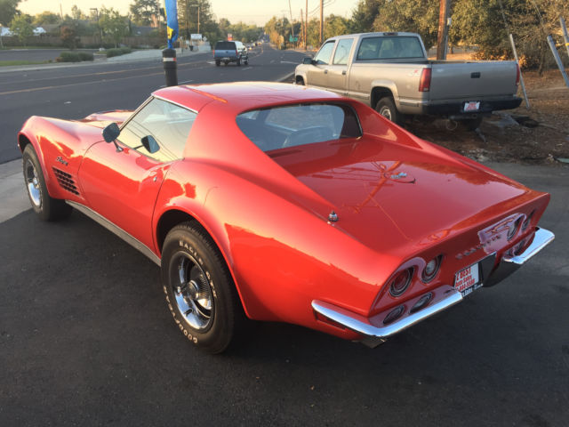 1970 Red Chevrolet Corvette Coupe
