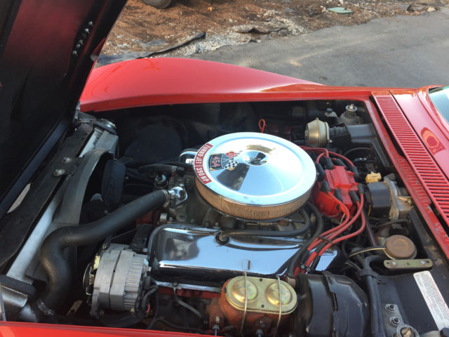 1970 Red Chevrolet Corvette Coupe