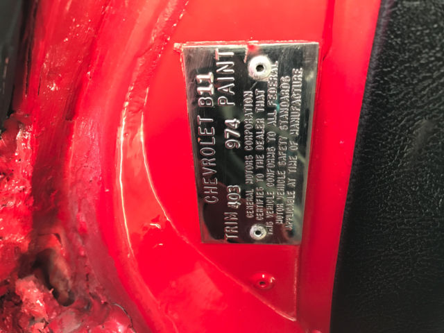 1970 Red Chevrolet Corvette Coupe