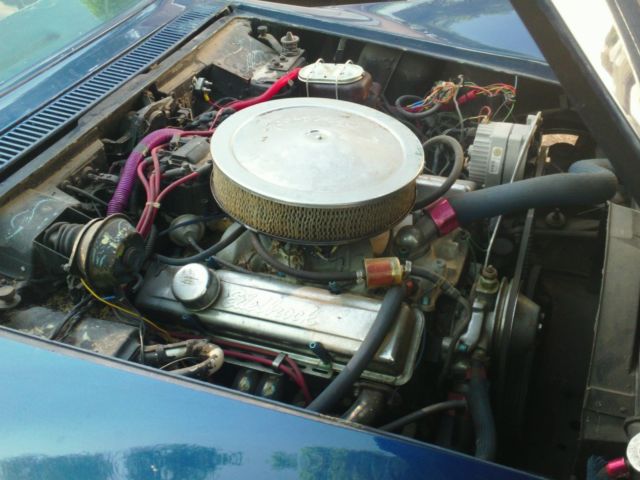 1970 Blue Chevrolet Corvette Convertible